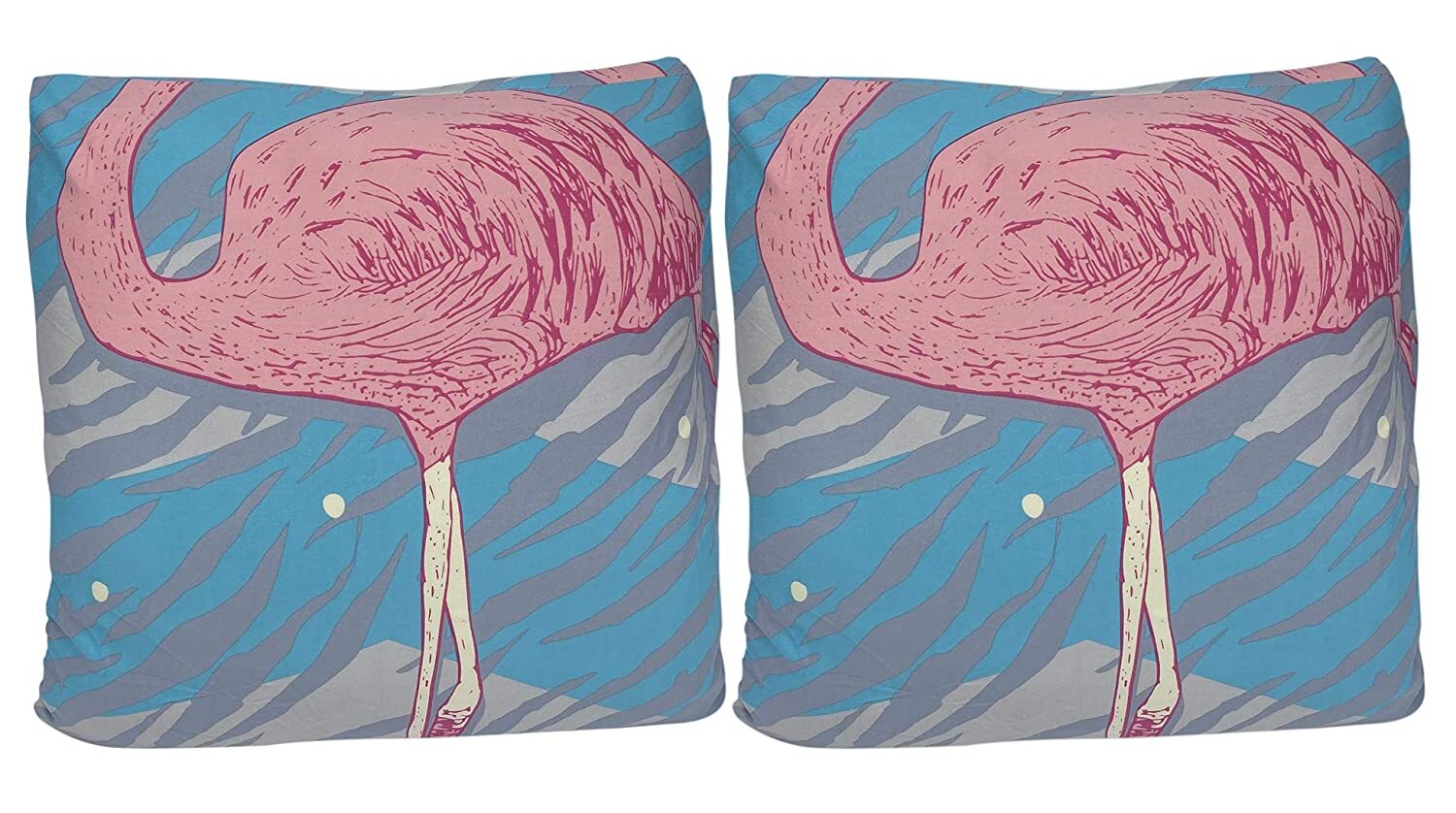 Polyester Throw Pillow Case Printed Cushion Cover Home Sofa Decorative 16.5x16.5 inch