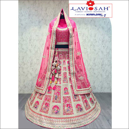 Embroidered Hand Crafted Bridal Lehenga
