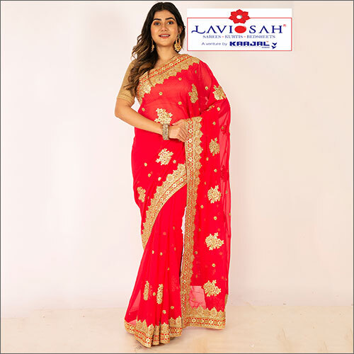 Cotton Bridal Wear Saree