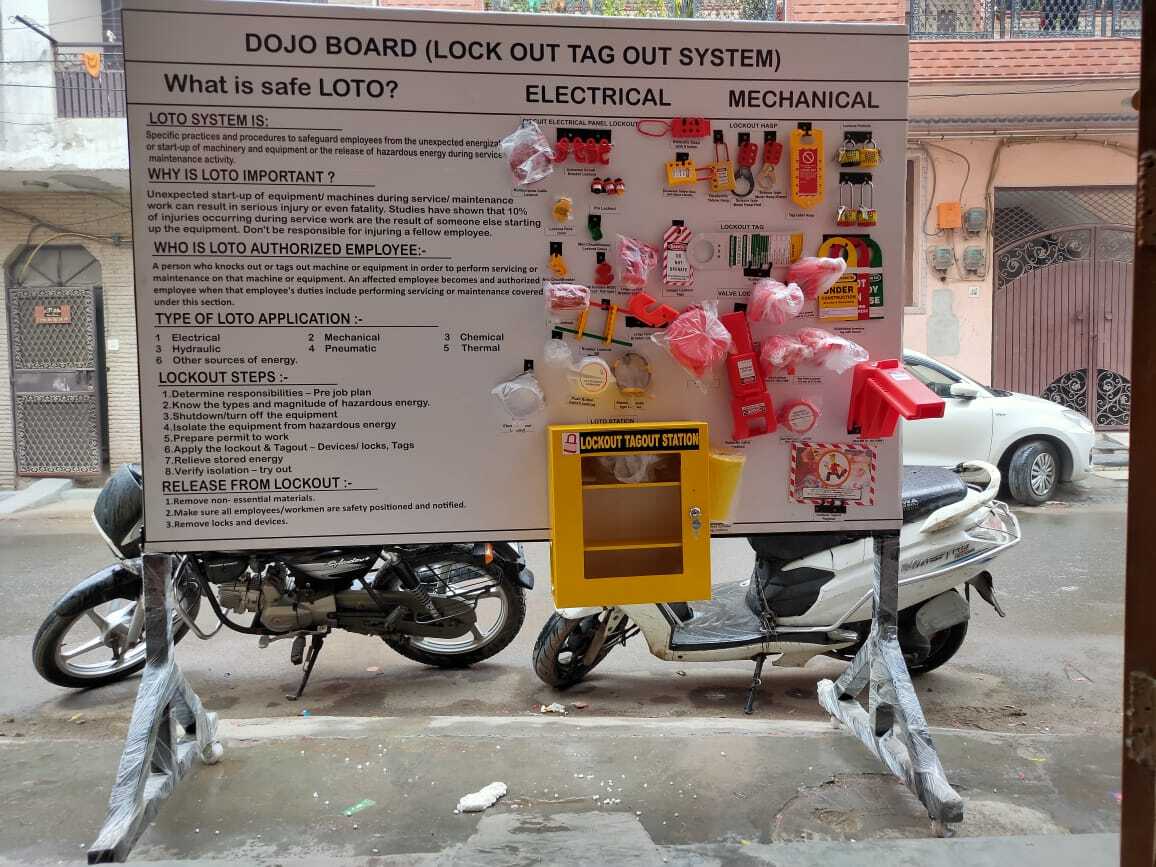 Dojo Board Lockout Tagout System