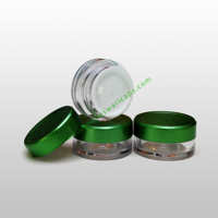 Transparent Acrylic San Jar for Cosmetic Packaging in Spray Cap 8GM