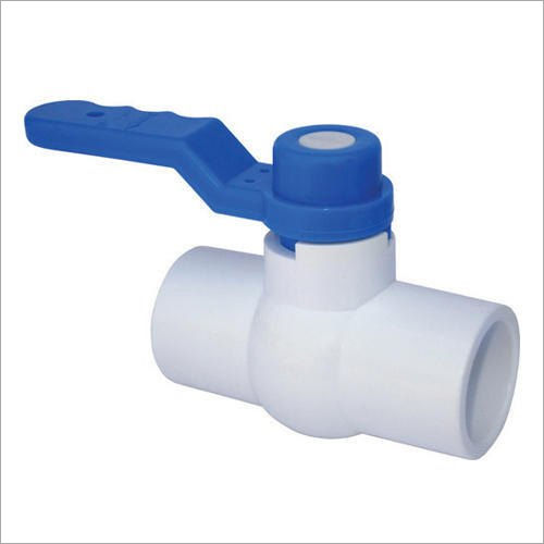 White Plastic Ball Valve Application: Pipe Fitting