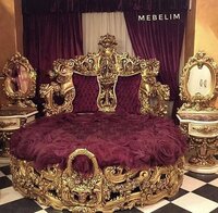Handmade Luxury Round Bed