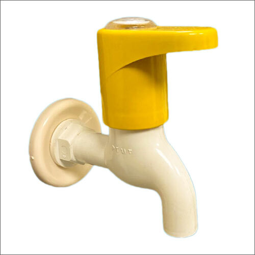 Plastic Bib Cock - PVC Material , Short Body Design with Durable Performance