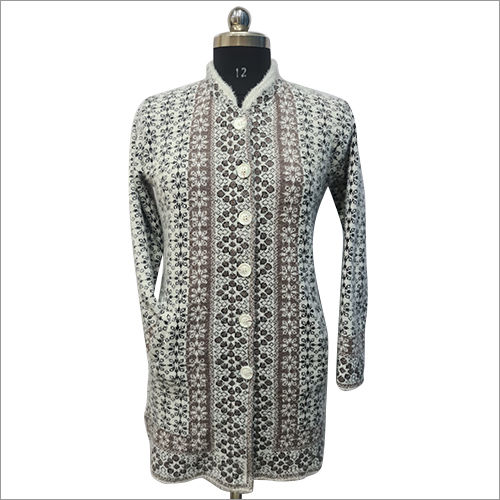 Ladies Woolen Modern Cardigan