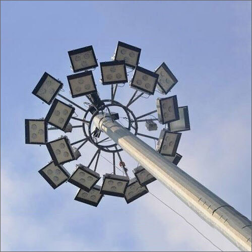55m High Mast Electric Street Lighting Poles