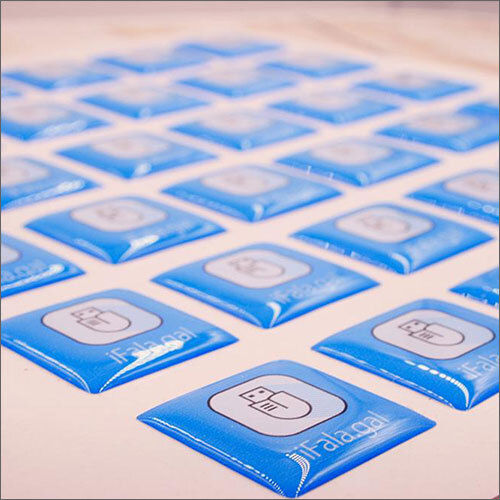 Square Dome Labels