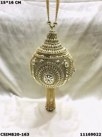 Beautiful Bridal Metal Clutch Bag