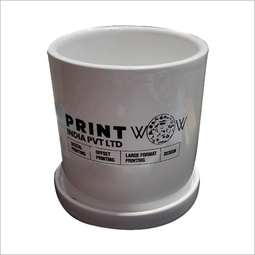 Ceramic Pot With Screen Printing Service By PRINT WOW ENTERPRISES