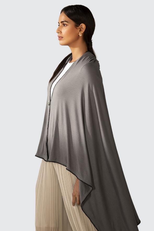 Antiviral Charcoal Steel Grey Qamash Cloak Seat Cover or Sheet Fabric