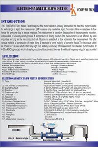 Integral Type Electromagnetic Flowmeter