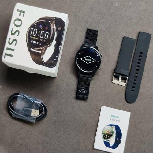 Black Fossil  Smart Watch