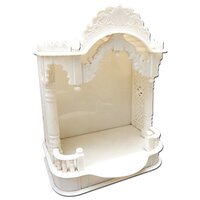 Indian White Marble Temple Carved Pooja Mandir