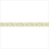 1x24  2x24  2.5x24  4x24 inch Golden Silver Border