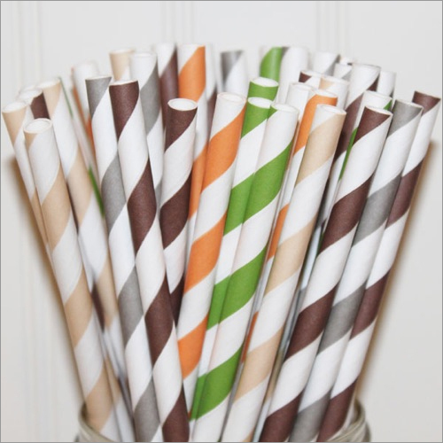 Multicolor 8 Mm Paper Straw