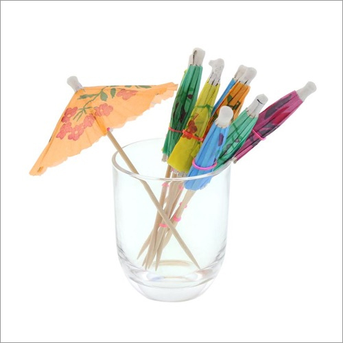 Multicolor Umbrella Wooden Toothpick