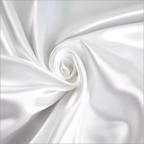 Light In Weight Plain White Viscose Modal Satin Fabric