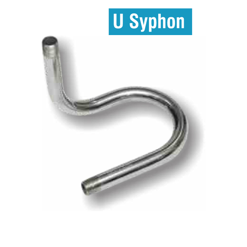 syphon u type tube
