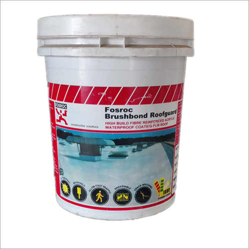 High Build Fiber Reinforced Acrylic Waterproofing Coating For Roof