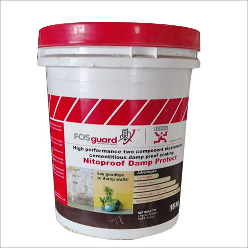 High Performance Two Compound Elastomyte Cementitious Damp Proof Coating