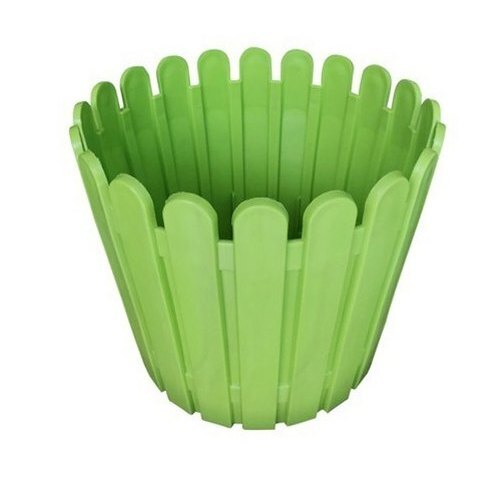 Round Vip Plastic Flower Pot 8 Inch