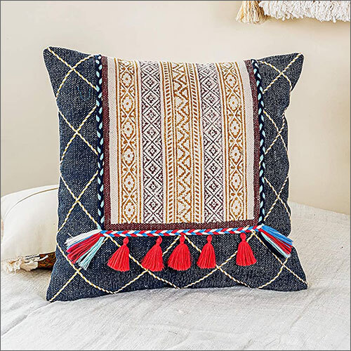 18x18 inch Square Throw Cushion Cover With Hidden Zipper