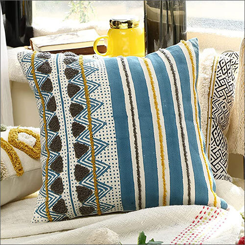16x16 Inch Soft Cotton Decorative Throw Pillow Cover