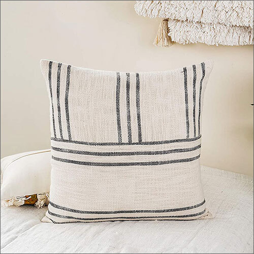 20x20 Inch Cotton 20 TC White Cushion Cover