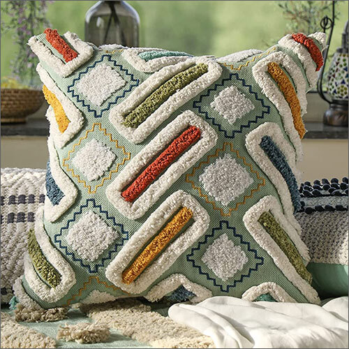 16x16 Inch Throw Pillow Covers Luxury Soft Boho Sag Cotton Cushion Cover