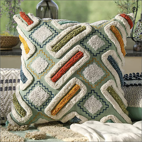 16x16 Inch Luxury Soft Boho sag Cotton Cushion Cover