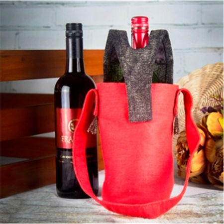 Types of Wines Bottle Tote-6x12