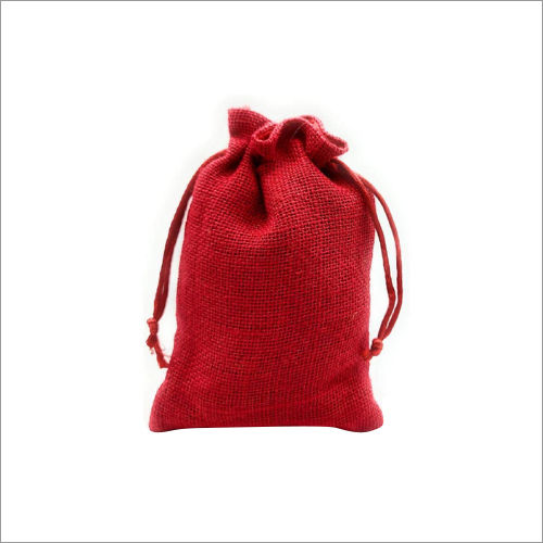 Drawstring Jute Potli Bag