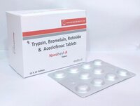 Trypsin Bromelain Rutoside And Aceclofenac Tablets