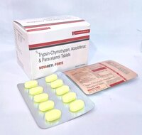 Trypsin Chymotrypsin Aceclofenac And Paracetamol Tablets