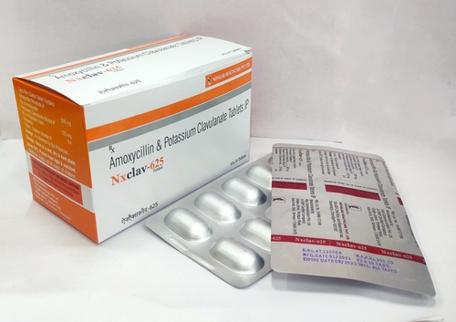 Amoxycillin And Potassium Clavulanate Tablets IP By NOVALAB HEALTH CARE PVT. LTD.