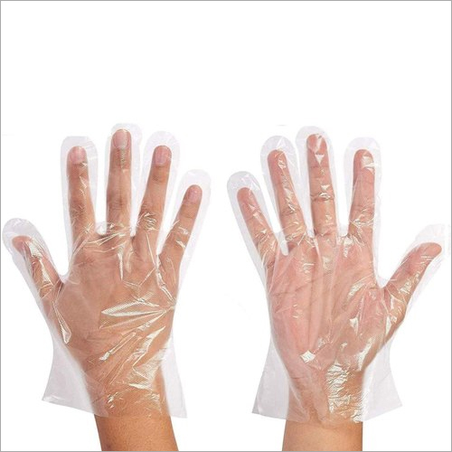 Disposable Transparent Plastic Gloves By KIYAAN CORPORATION