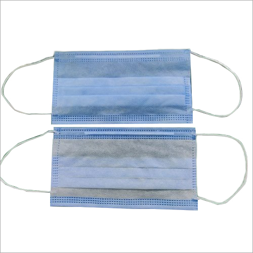3 Ply Disposable Face Mask With Nose Pin By KIYAAN CORPORATION