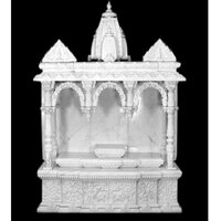 Handcrafted Natural Marble Pooja Temples