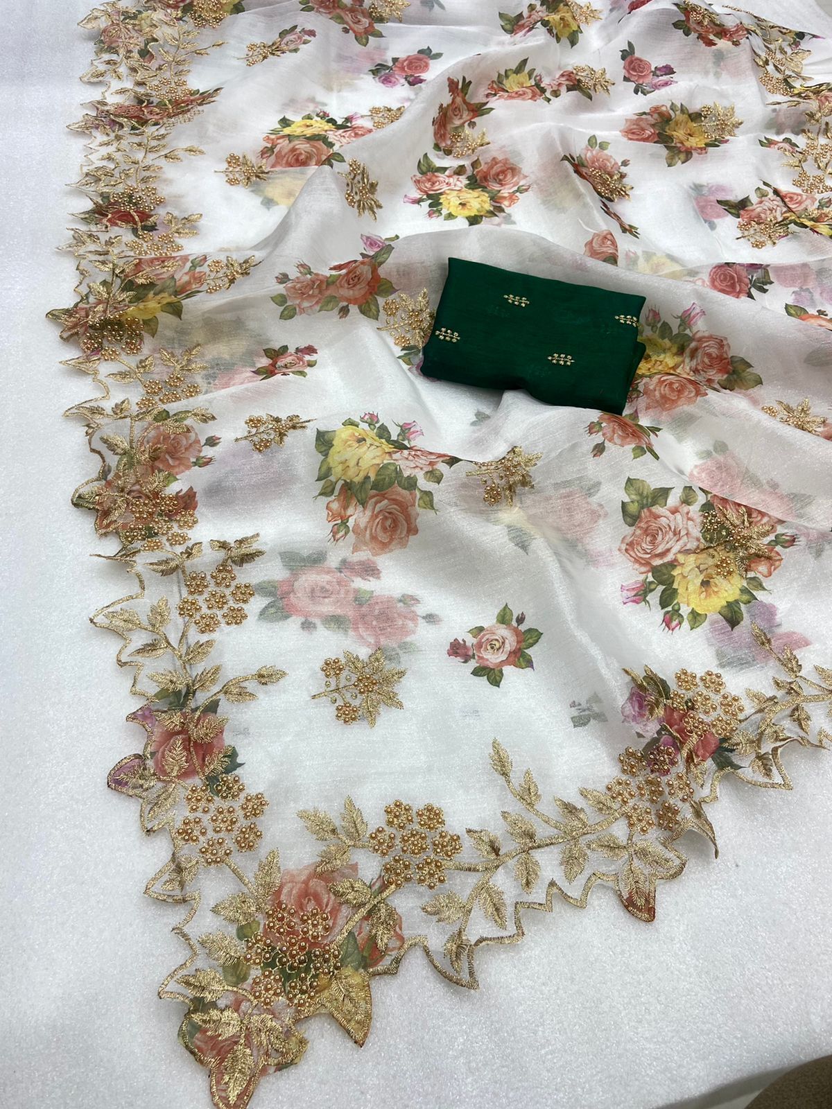 organza sarees
