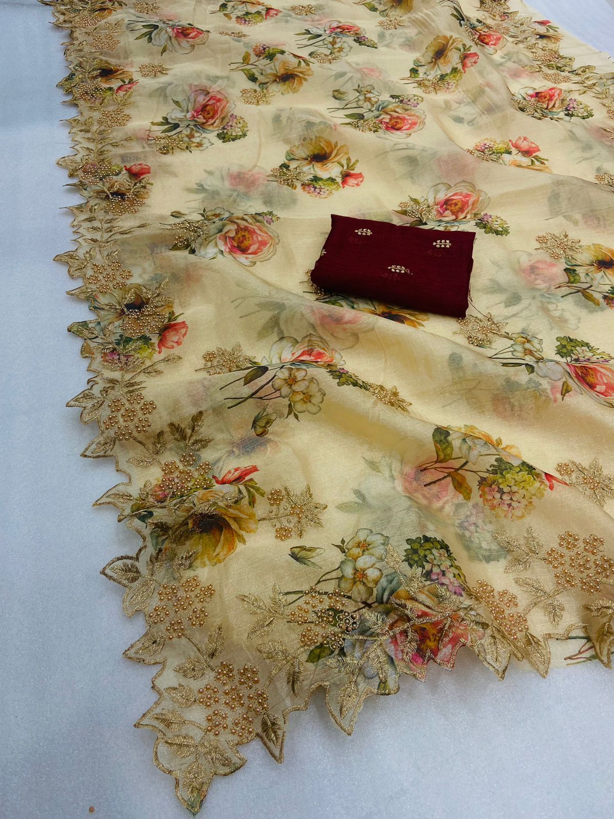 organza sarees