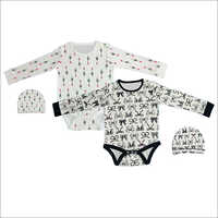 Heart And Ribbon Full Sleeve Baby Suits