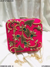 Designer Evening Clutches Handmade Box Clutch