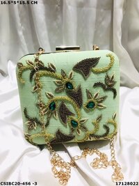 Designer Evening Clutches Handmade Box Clutch
