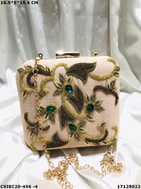 Designer Evening Clutches Handmade Box Clutch