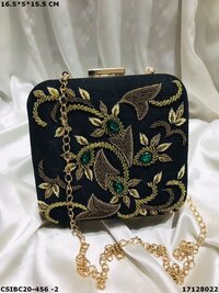 Designer Evening Clutches Handmade Box Clutch