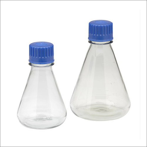 Conical Flask With Screw Cap By BLAZE SCIENTIFIC