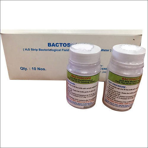 H2S Strip Bacteriological Field Test Kit for  Water