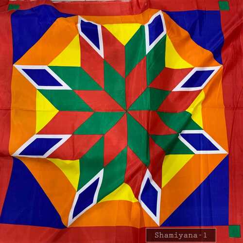 Multicolor Tent Cloth