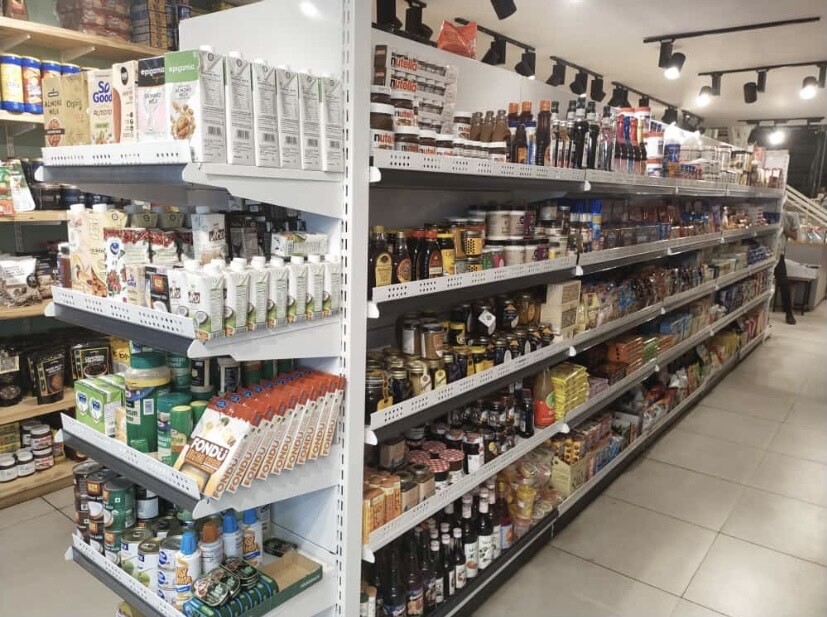 Metal Supermarket Display Racks