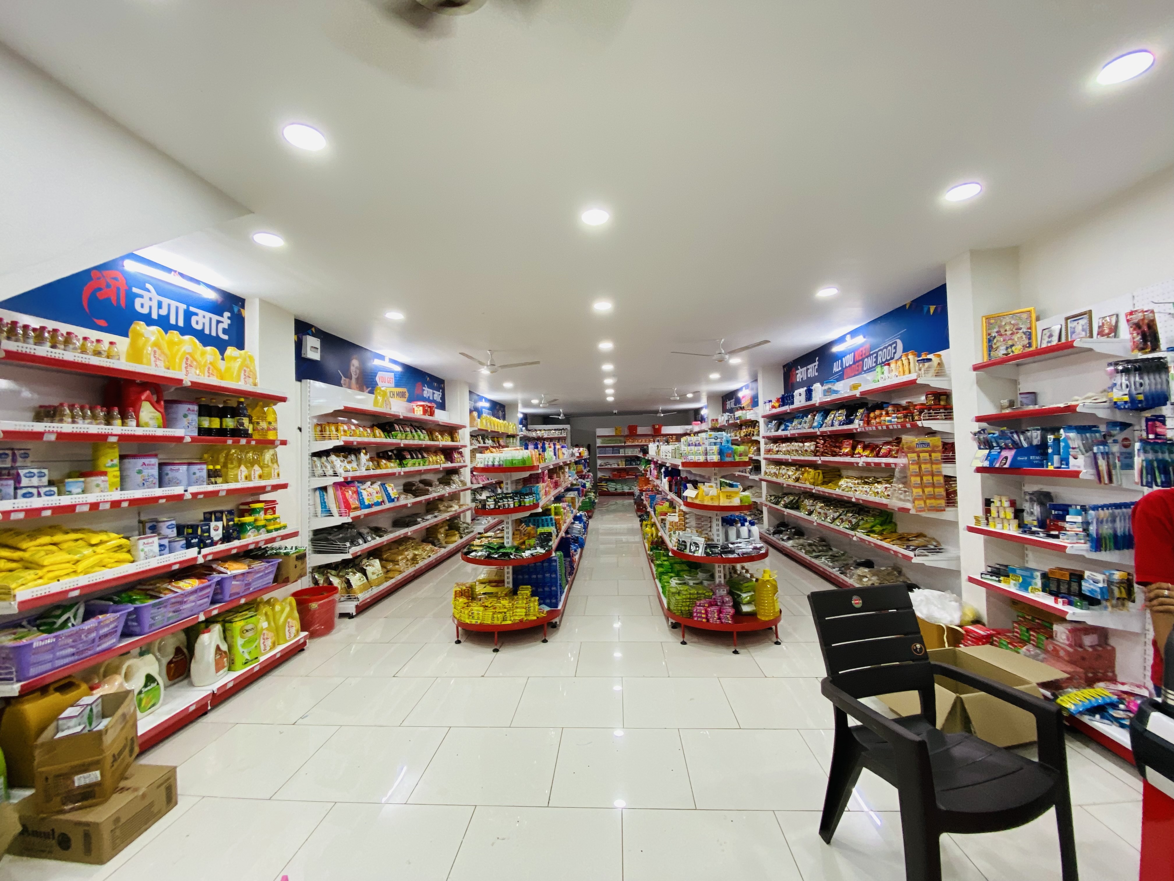 Metal Supermarket Display Racks